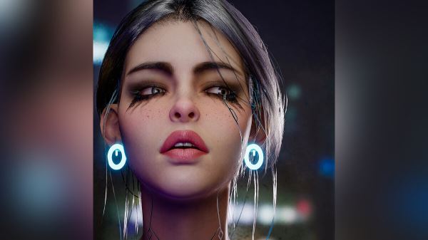 Показана горячая 3D-модель Цири из The Witcher 3, которая попала в мир Cyberpunk 2077 и получила аугментированное тело