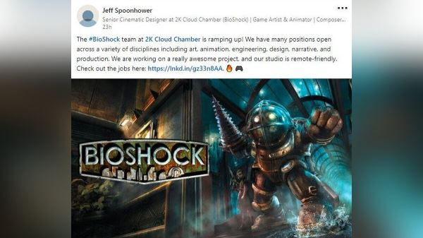 Разработка BioShock 4 «набирает обороты»: студия увеличивает штат